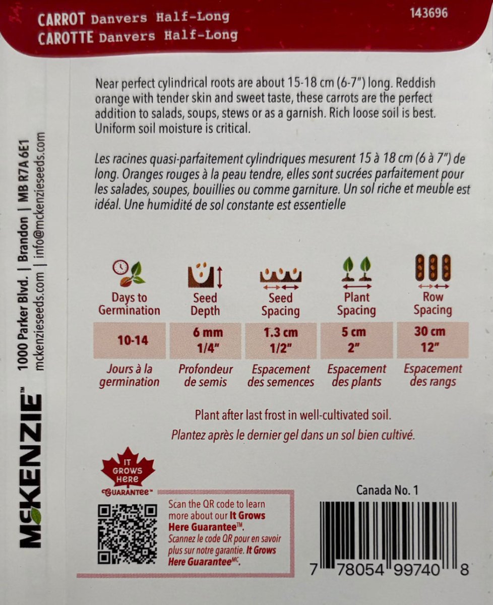 Danvers Half Long Carrot - LandscapeDirect