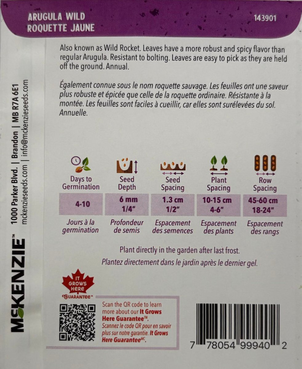 Wild Arugula - LandscapeDirect