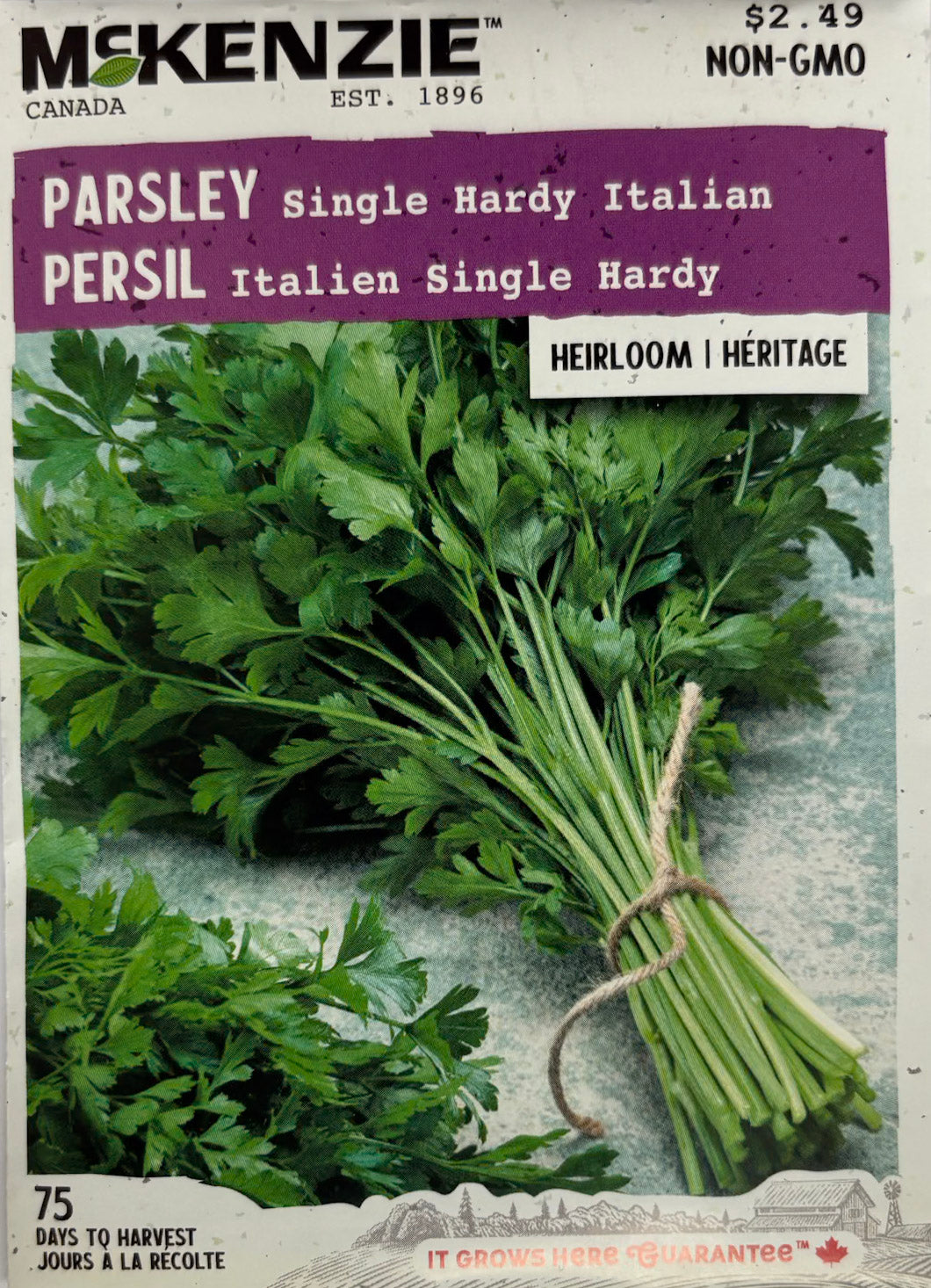 Single Hardy Italian – Parsley