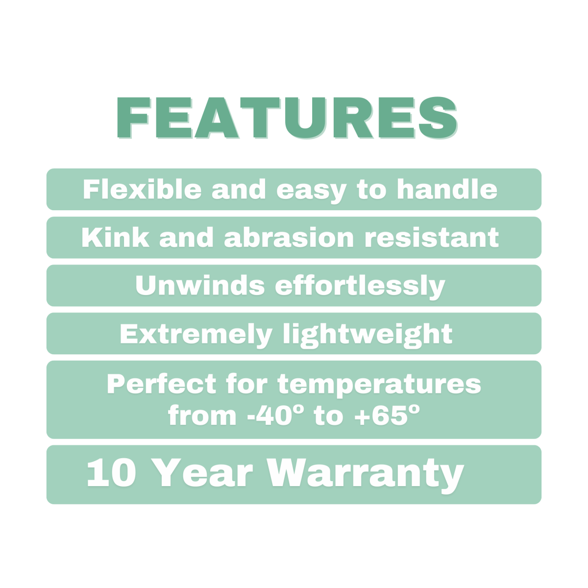 All - Season Premium Super Flex Garden Hose (50ft) - LandscapeDirect