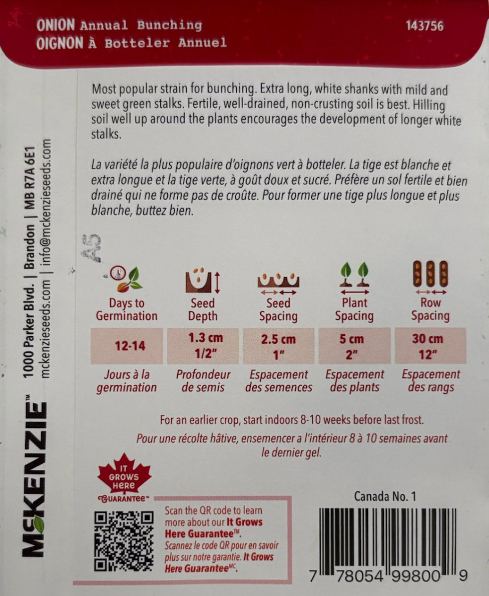 Annual Bunching Onion - LandscapeDirect