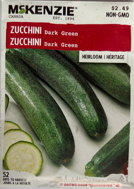 Dark Green Zucchini - LandscapeDirect