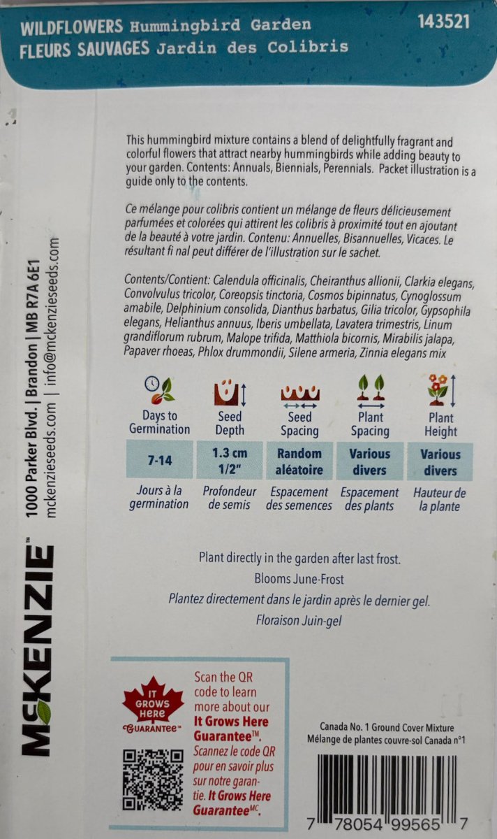 Hummingbird Garden Wildflowers - LandscapeDirect