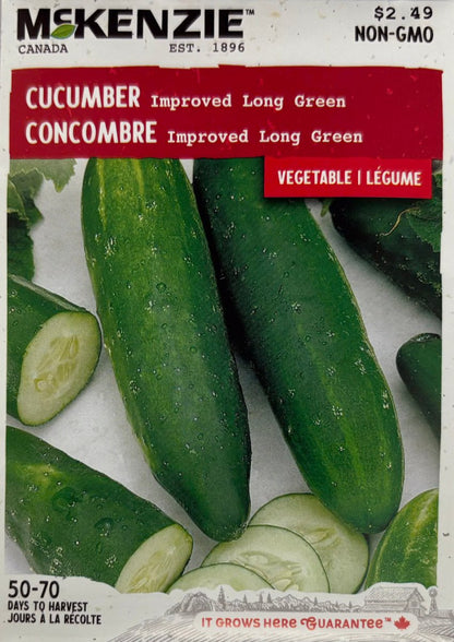 Improved Long Green Cucumber - LandscapeDirect