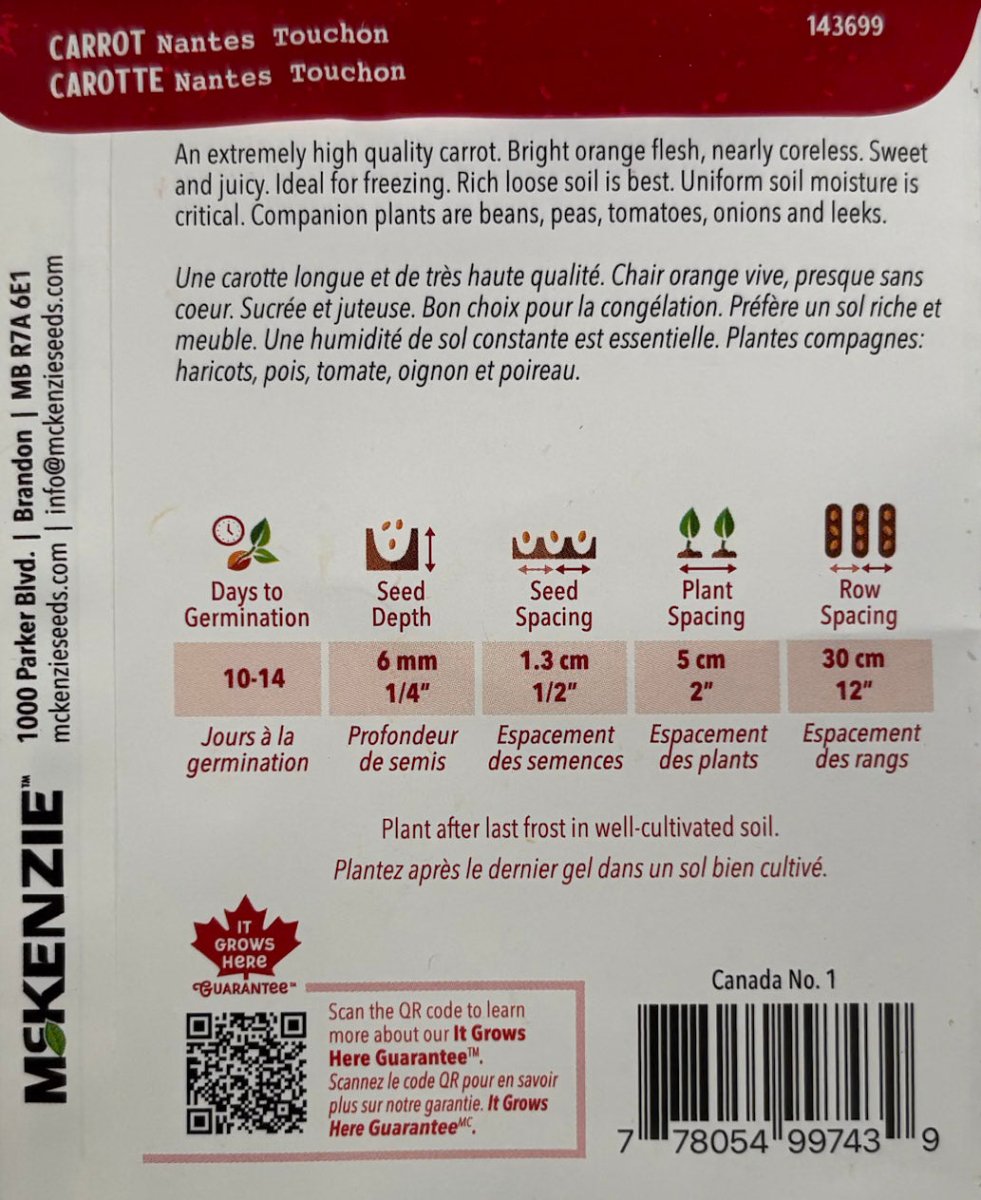 Nantes Touchon Carrot - LandscapeDirect