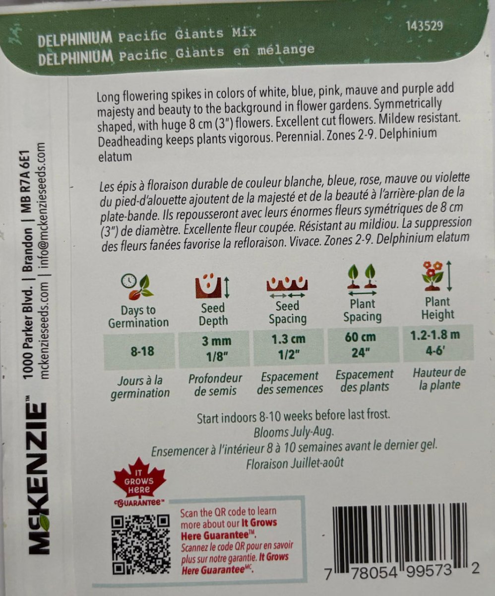 Pacific Giants Mix Delphinium - LandscapeDirect