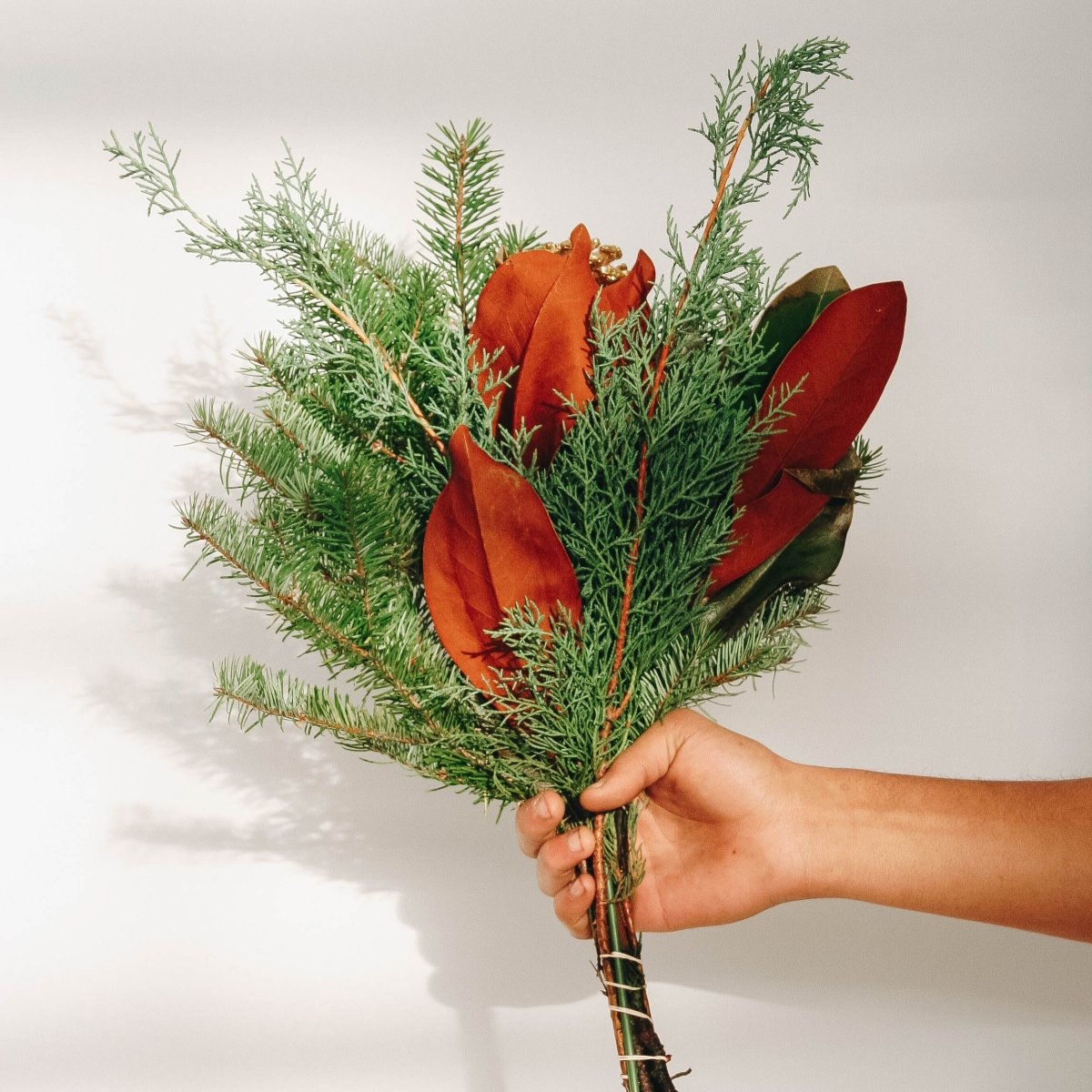 Premium Magnolia Holiday Bouquet - Fresh Cut Arrangement - LandscapeDirect