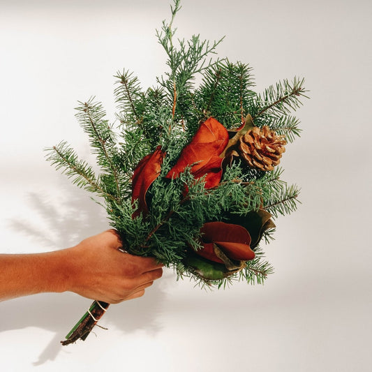 Premium Magnolia Holiday Bouquet - Fresh Cut Arrangement - LandscapeDirect