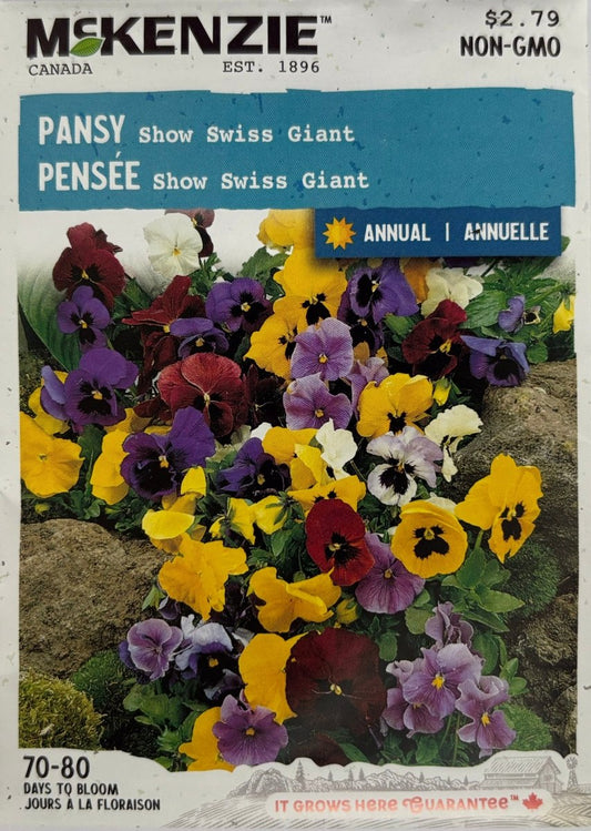 Show Swiss Giant Pansy - LandscapeDirect