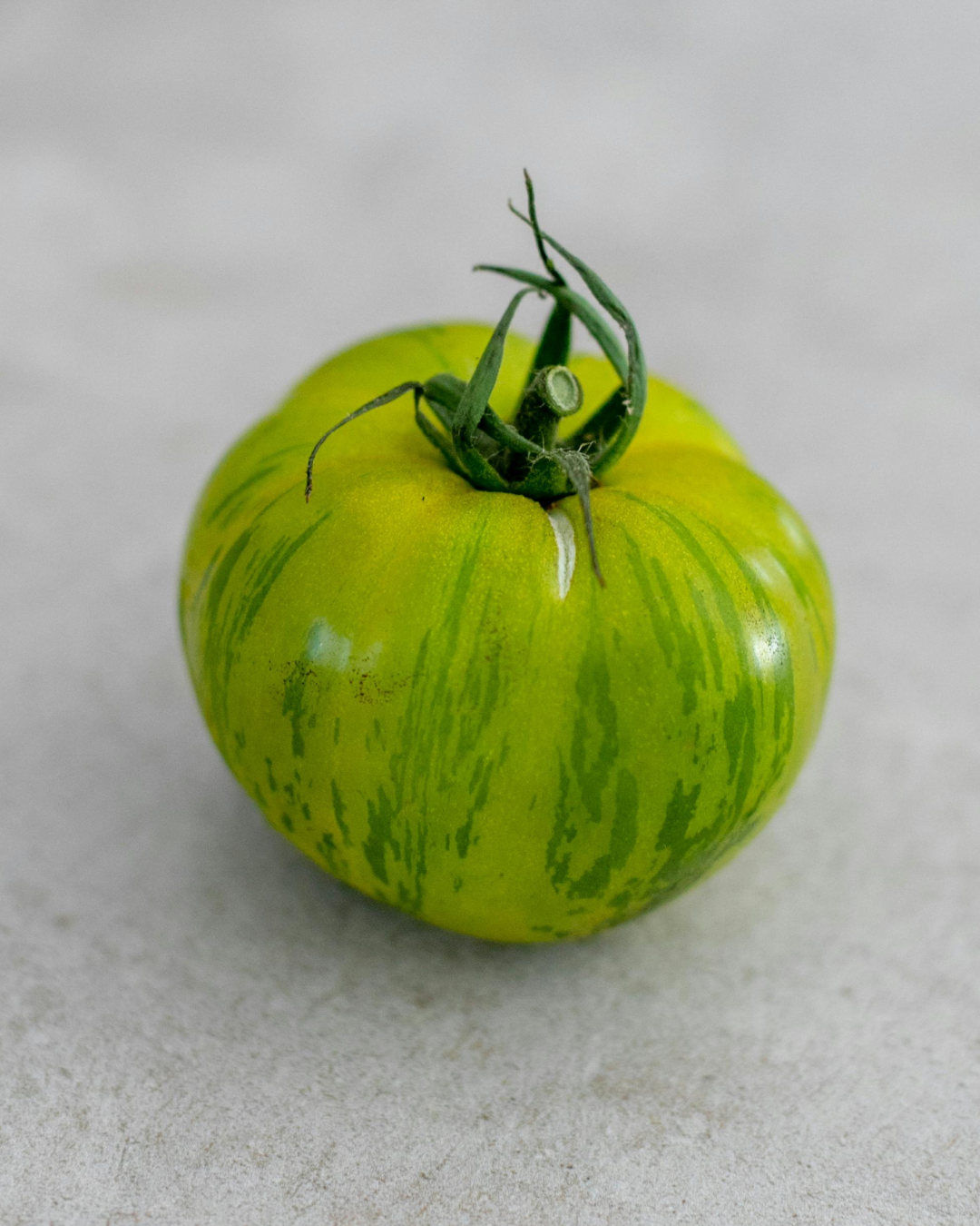 Tomate zébrée verte